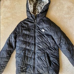 Abercrombie reversible cozy puffer size 13/14